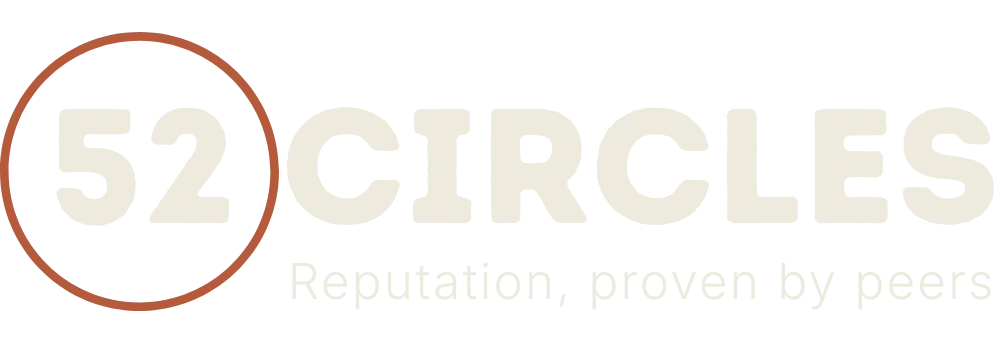 52 Circles — Reputation, proven by peers